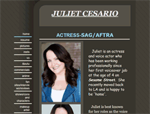 Tablet Screenshot of julietcesario.com